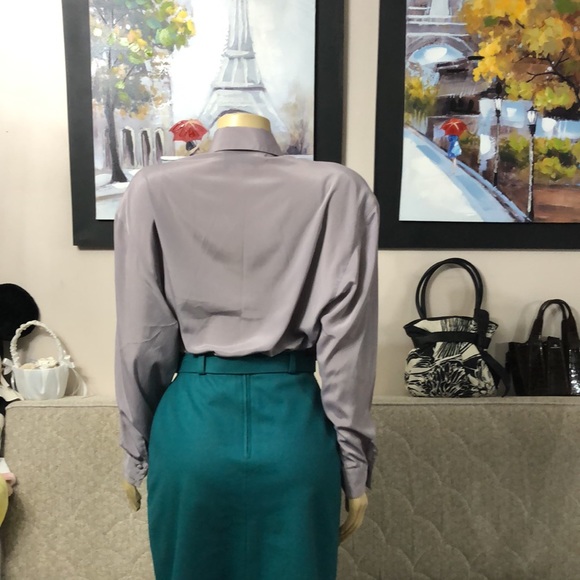 🌺VINTAGE KRISTINA ALEXANDER BLOUSE SIZE 10 - Picture 7 of 12